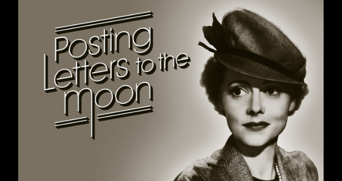Posting Letters to the Moon - a black and white portrait photo of actress Celia Johnson
